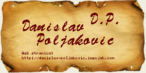 Danislav Poljaković vizit kartica